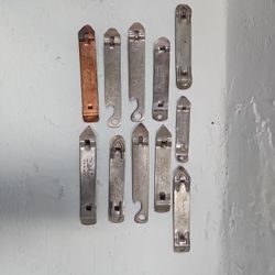 Collection of Vintage Bottle & Can Beer & Soda Openers Various Breweries and Other Brands