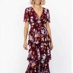 Baltic Born Ruffle Maxi Dress