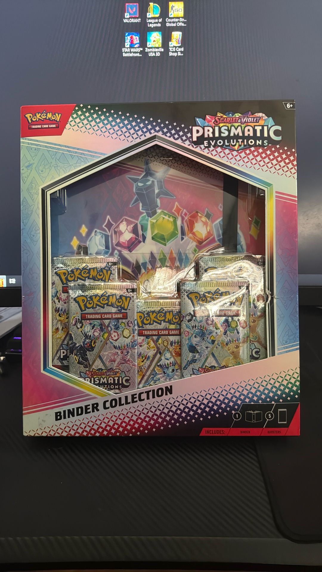 Pokémon Prismatic Evolutions Binder Collection