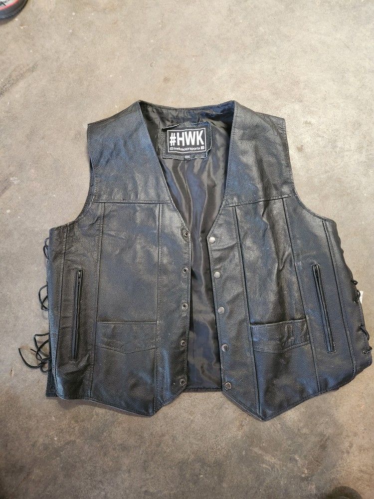 2xl Leather Motorcycle Vest