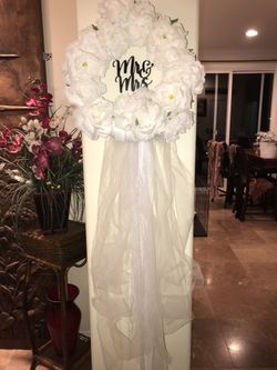 Beautiful wedding wreath