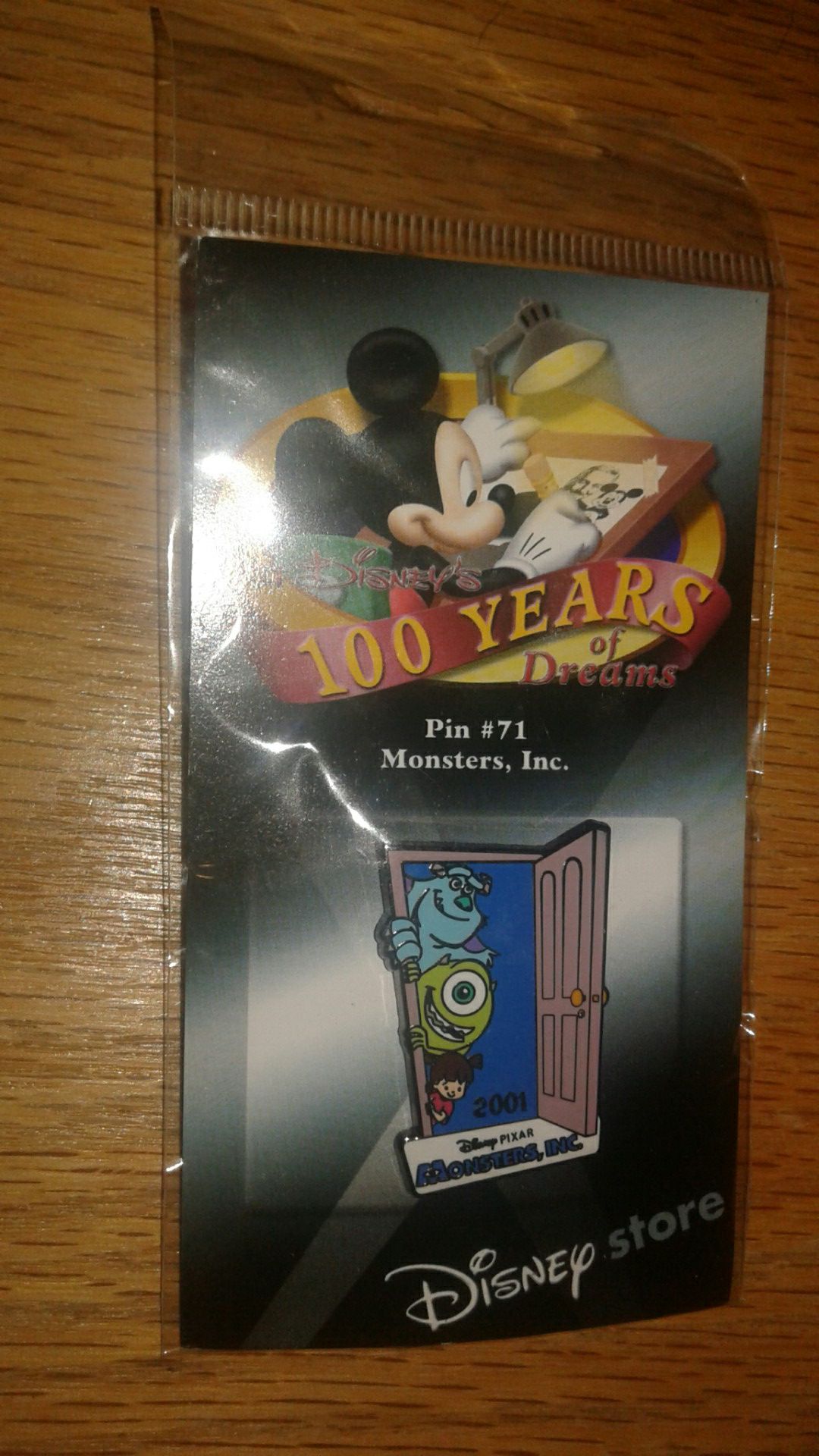 Disney Pixar Monsters inc pin