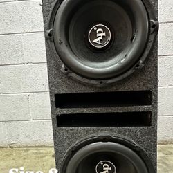 Size 8in Audio Pipe Bass