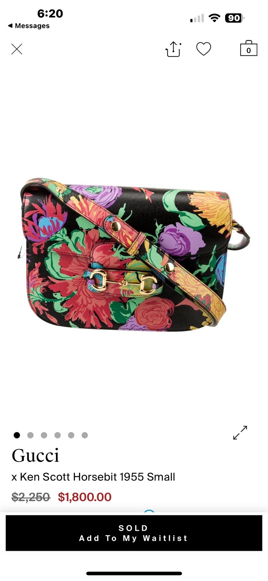 Gucci Floral Purse By Ken S.