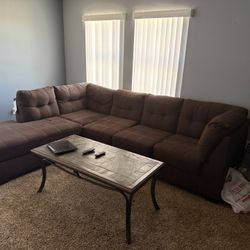 Couch and coffee table set
