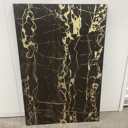 Black And Hold Marble Artwork 