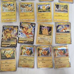 Pikachu lot- a bunch of Pikachu cards