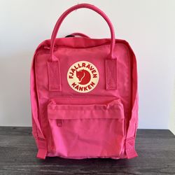 Mini Kanken Fjallraven  Hot pink Backpack 