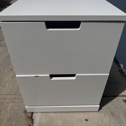 IKEA 2 drawer nightstand