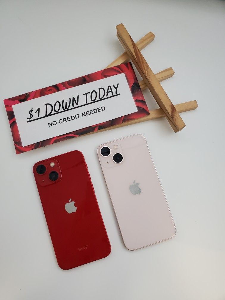 Apple iPhone 13 Mini 5g - $1 DOWN TODAY, NO CREDIT NEEDED