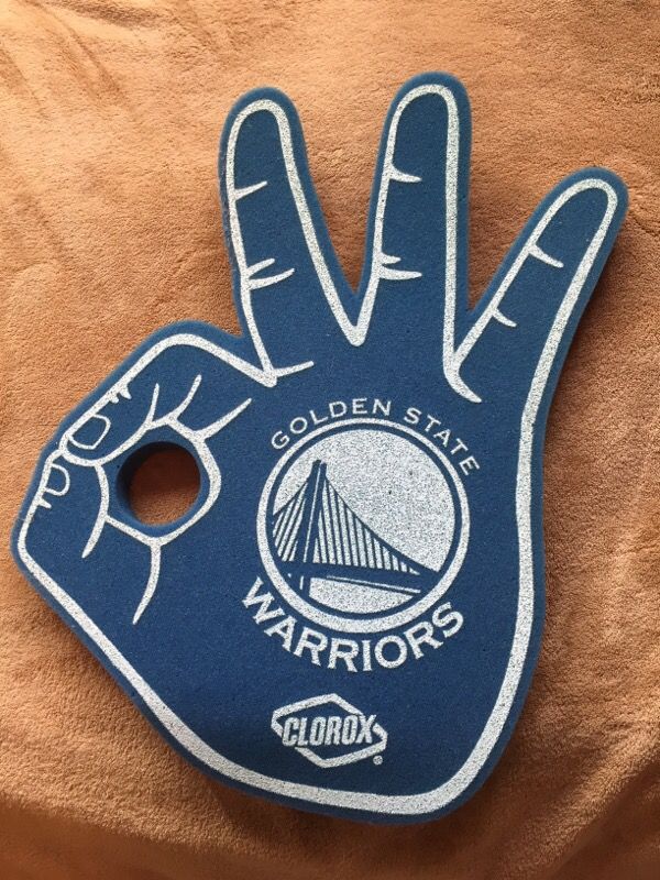 Golden State Warriors three point foam finger