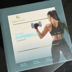 Bodyhype- Dumbbell set of 2, 4lbs weights