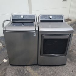 LG Washer And Electric Dryer Set 
