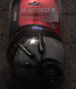 GameStop S-Video AV-Cable for PlayStation 3 New.