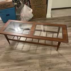 Walnut Mid Century Coffee Table
