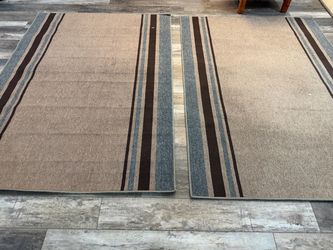 Move out SALE!!! Large Area Rug with Striped Pattern
