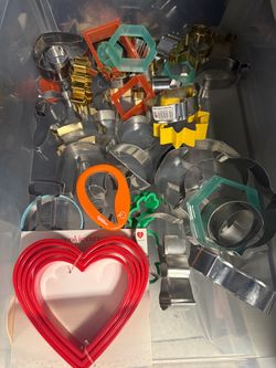 Assortment of cookie cutters
