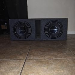 Subwoofer Box With Subs Installed 
