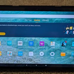 Amazon Fire Max 11 Inch 64 GB Tablet – Gray (13th Gen) With Full Cover And Tempered Glass Screen Cover $140