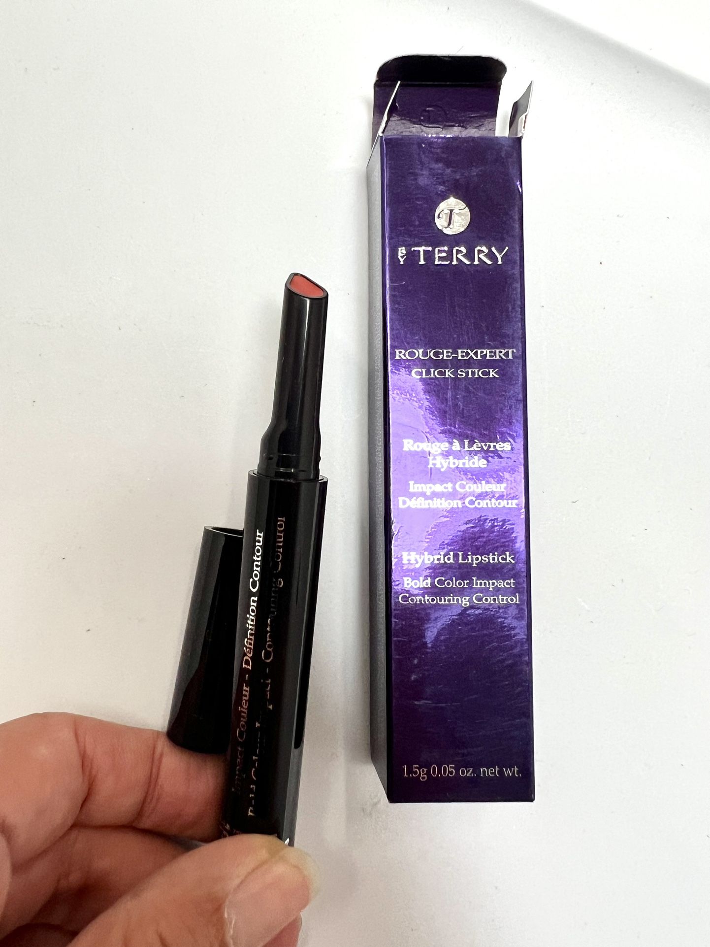 By Terry Rouge-Expert Click Stick Hybrid Lipstick 14. Orange Vogue .05 Oz NIB