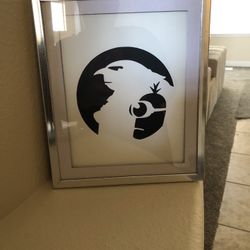 8 x 10 silhouette picture custom-made