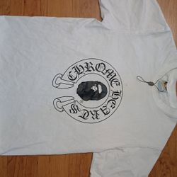 Bape X Chrome Hearts White T-Shirt