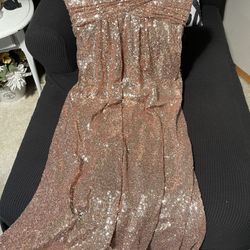 Rose Gold Dress Size 14
