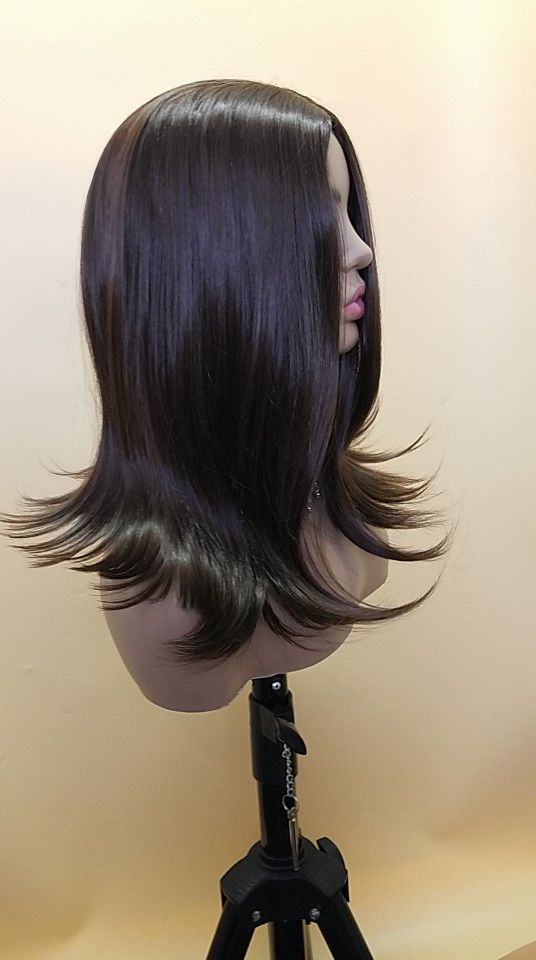 Short Brown Straight Wig