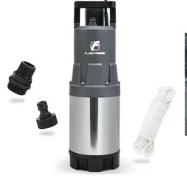 FLUENTPOWER 1-1/2-HP 110 -Volt 28-GPM Stainless Steel Submersible Well Pump