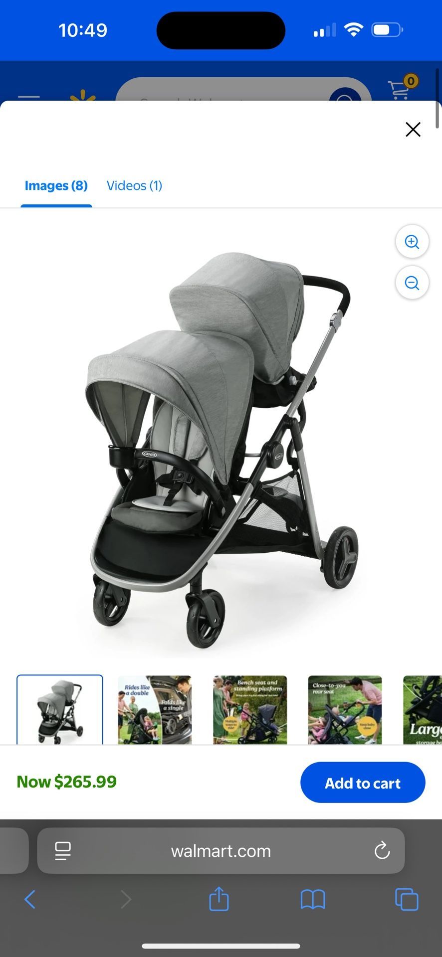 Graco Double Stroller