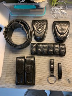 Leather Police Gear
