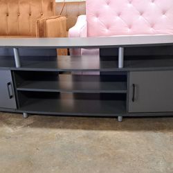 🔥🔥New Tv Stand Hold Up To 70inch $125 Firm Price Gray Color 