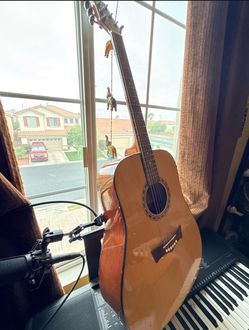 Negotiable Acoustic Guitar Natural Finish