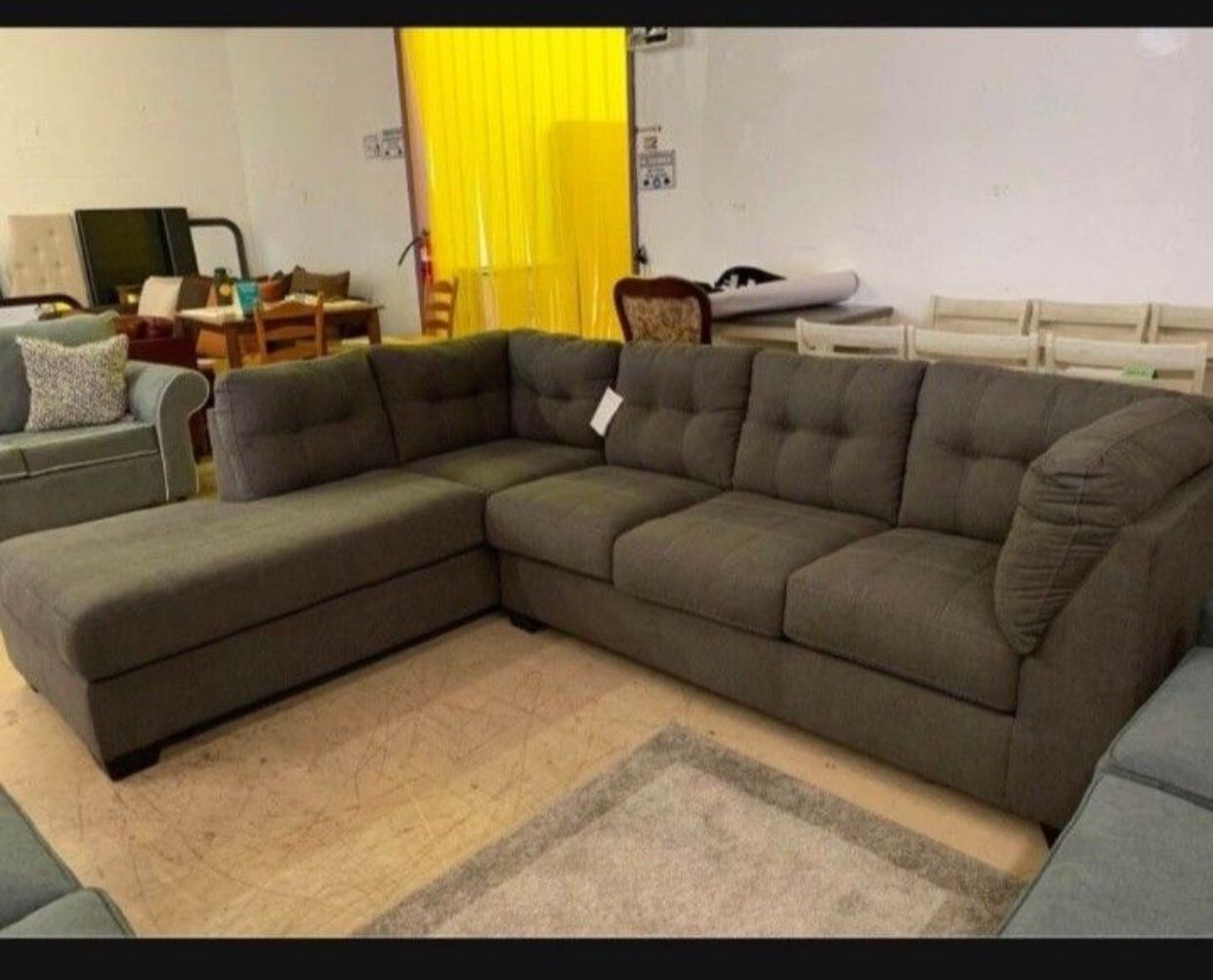 L Shaped Casual Cozy Sectional Couch☄️ Fastest Delivery 🚚 Brand New 🤩