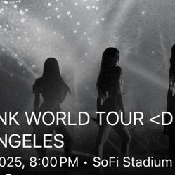 Black Pink Tickets Sofi Stadium July 12 Saturday 