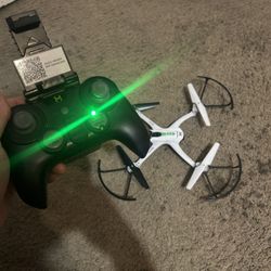 Sky Viper Vista HD Video Drone: Built-In Camera, Remote Control, Bluetooth, Beginner Skill Level ( works and flys it just needs a charger )
