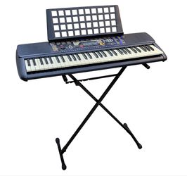 Yamaha PSR-195 Portatone 61-Key Electronic Keyboard with Stand.