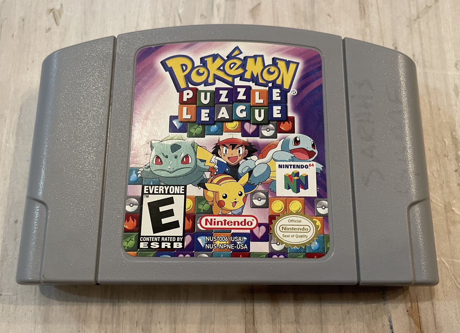 Pokemon Puzzle League Nintendo 64 Video Game