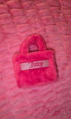 Juicy Couture fuzzy purse