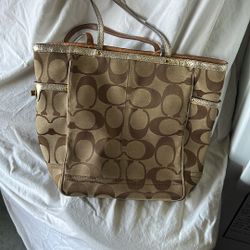 Coach Gold Purse