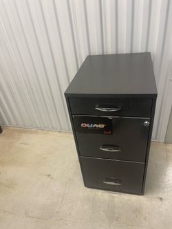 Metal file cabinet