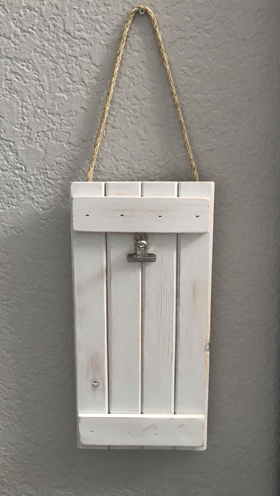 Custom Made, Set of White Hanging Wall Decor, Cute Farmhouse Style