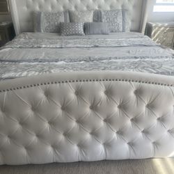 King Bed Frame & Bed 