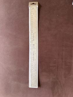 Westcott / C-Thru 15" Flexible Stainless Steel Ruler with Non-Skid Back