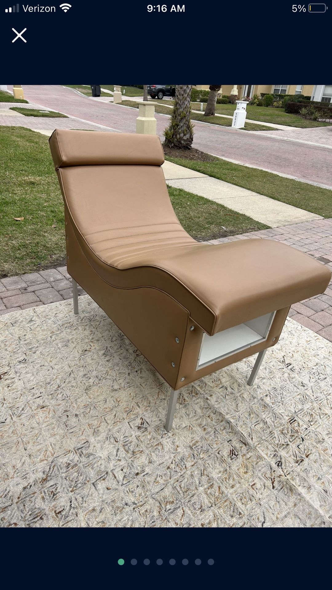 Sofa King Comfortable Brown Leather Psych Daybed For Sale Free Local Delivery 🚚