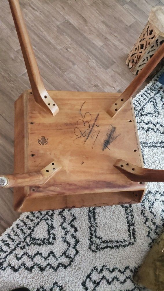Vintage Mid Century Modern Heywood Wakefield Atomic Side Table
