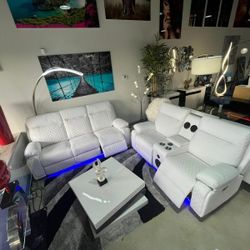 Recliner Sofa Set ⭐️ Juego de Sofas Reclinables 