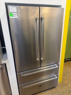 Bertazzoni French Door Refrigerator Counter Depth Stainless Steel