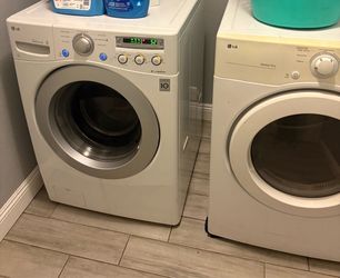 LG washer and dryer