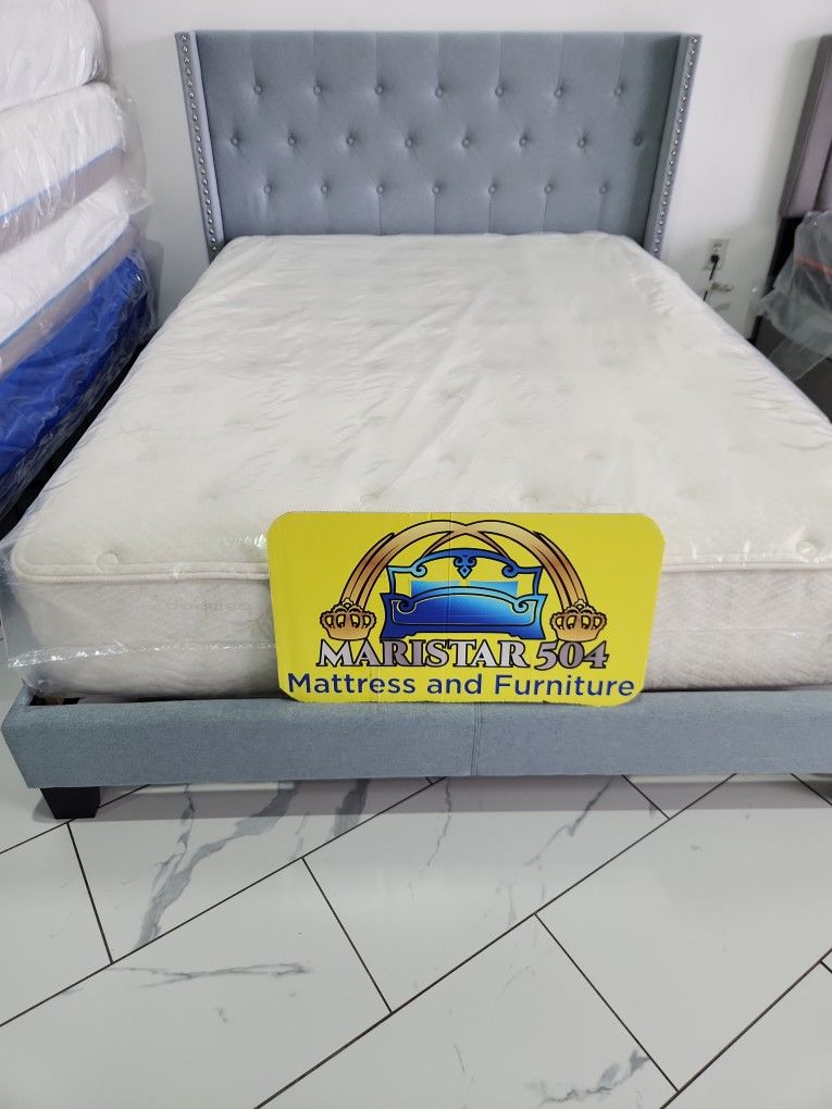 Queen Sizes Bed Whit Mattress